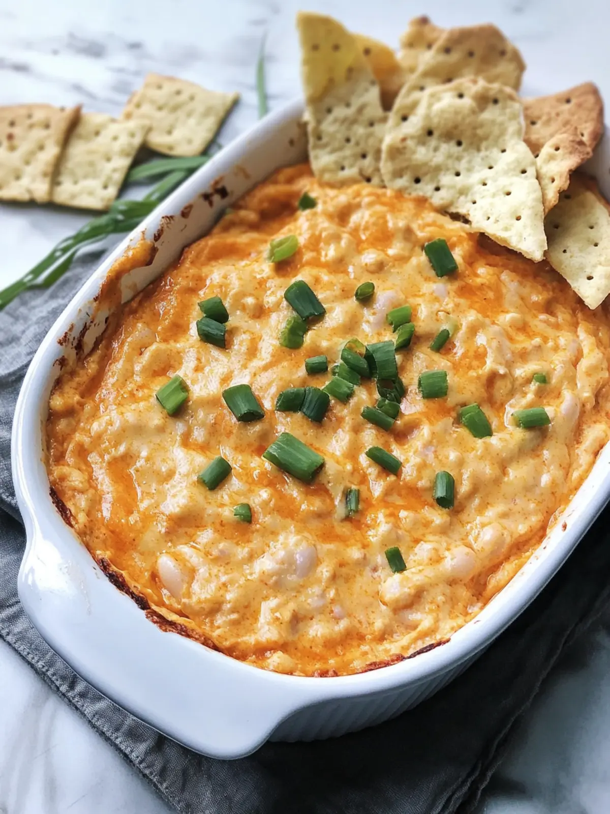 Creamy Vegetarian Cheesy White Bean Buffalo Dip Delight 2 Vegetarian Cheesy White Bean Buffalo Dip
