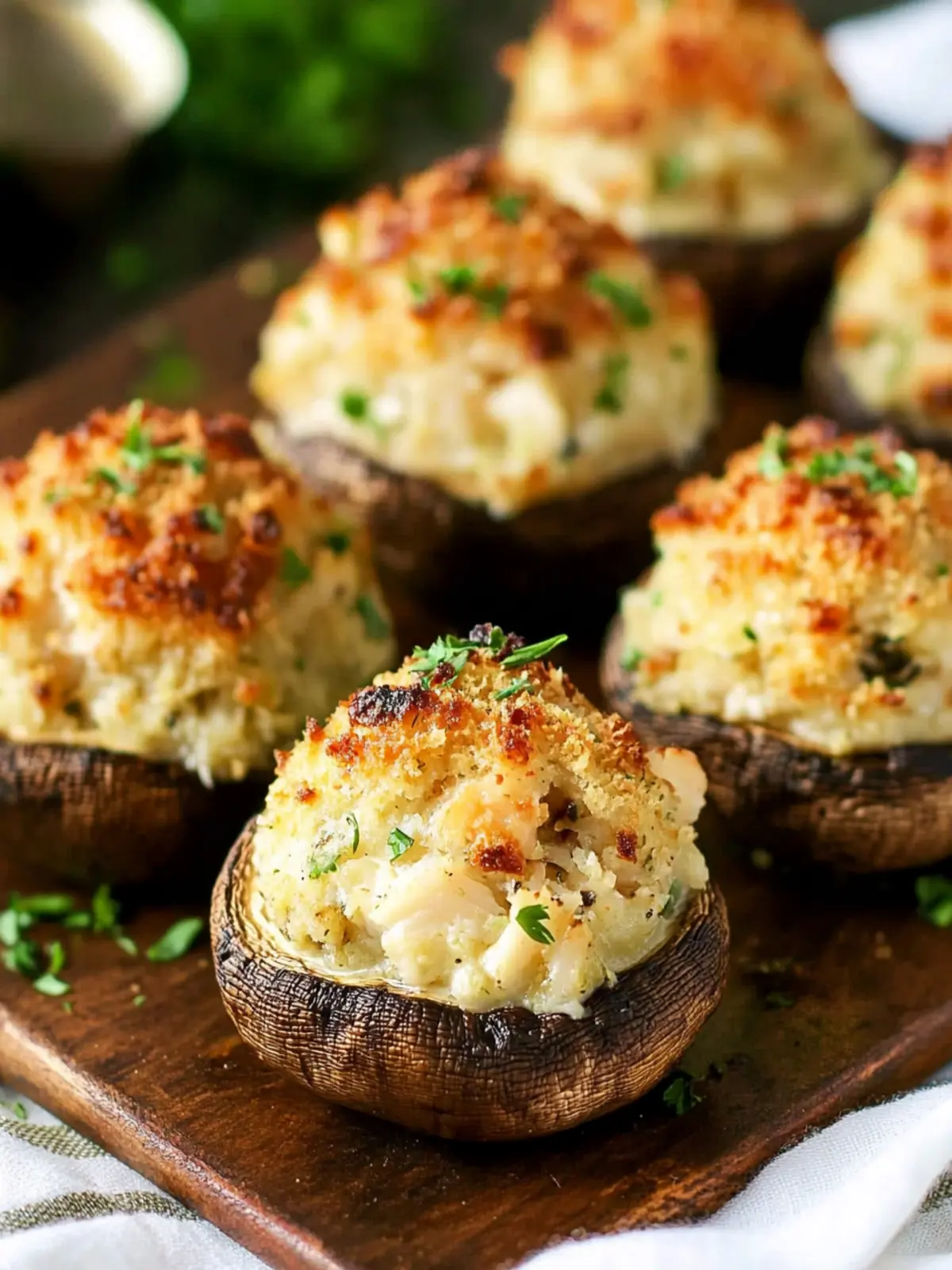 Irresistible Crab Stuffed Mushrooms Recipe for Home Chefs 3 Crab Stuffed Mushrooms Recipe