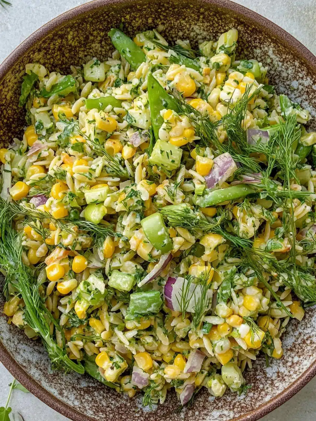Grilled Corn Orzo Salad with Scallion Dill Dressing Delight 5 Grilled Corn Orzo Salad with Scallion Dill Dressing