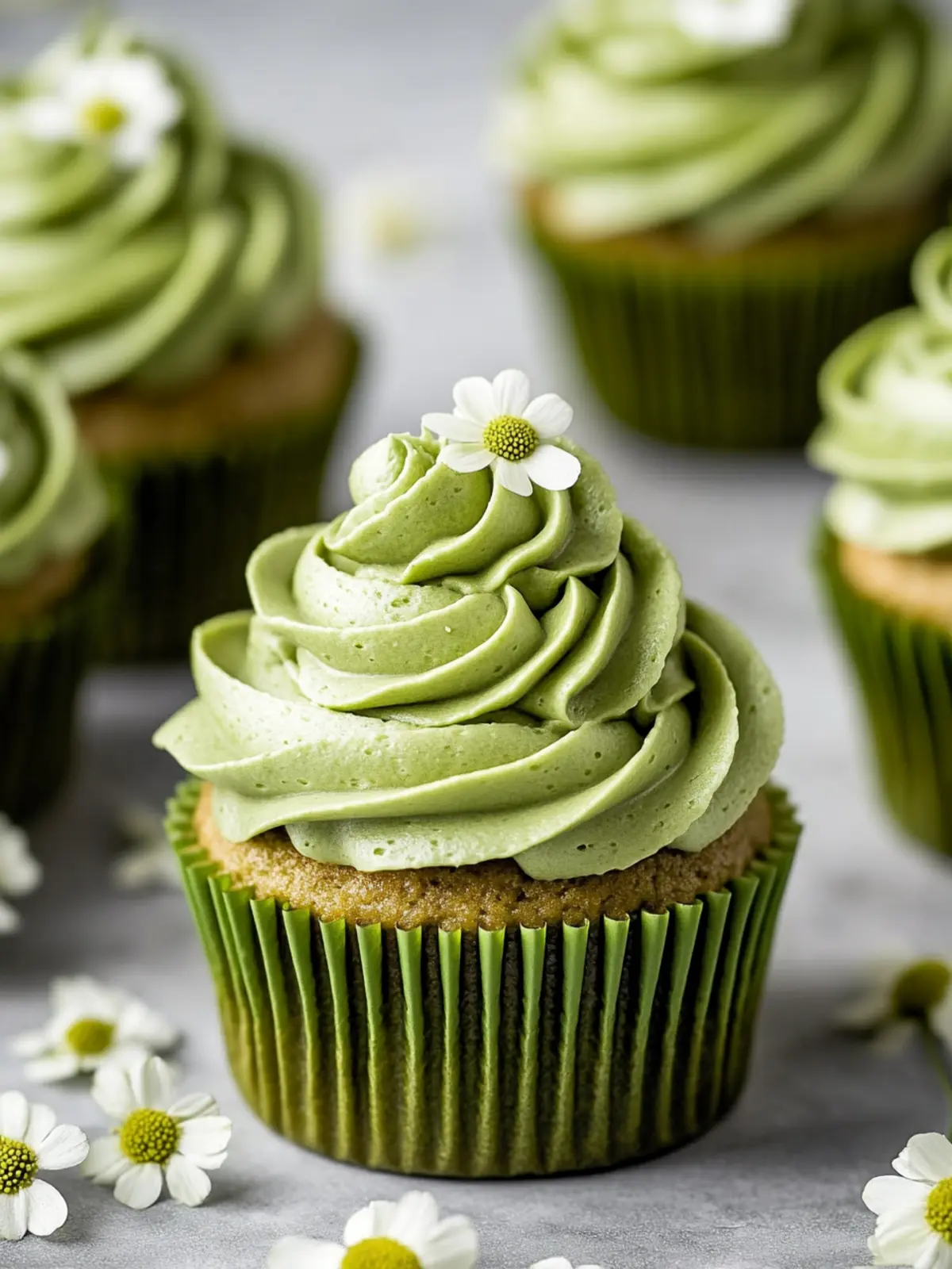 Mouthwatering Matcha Cupcakes: A Fun Twist on Classic Treats 4 Matcha Cupcakes