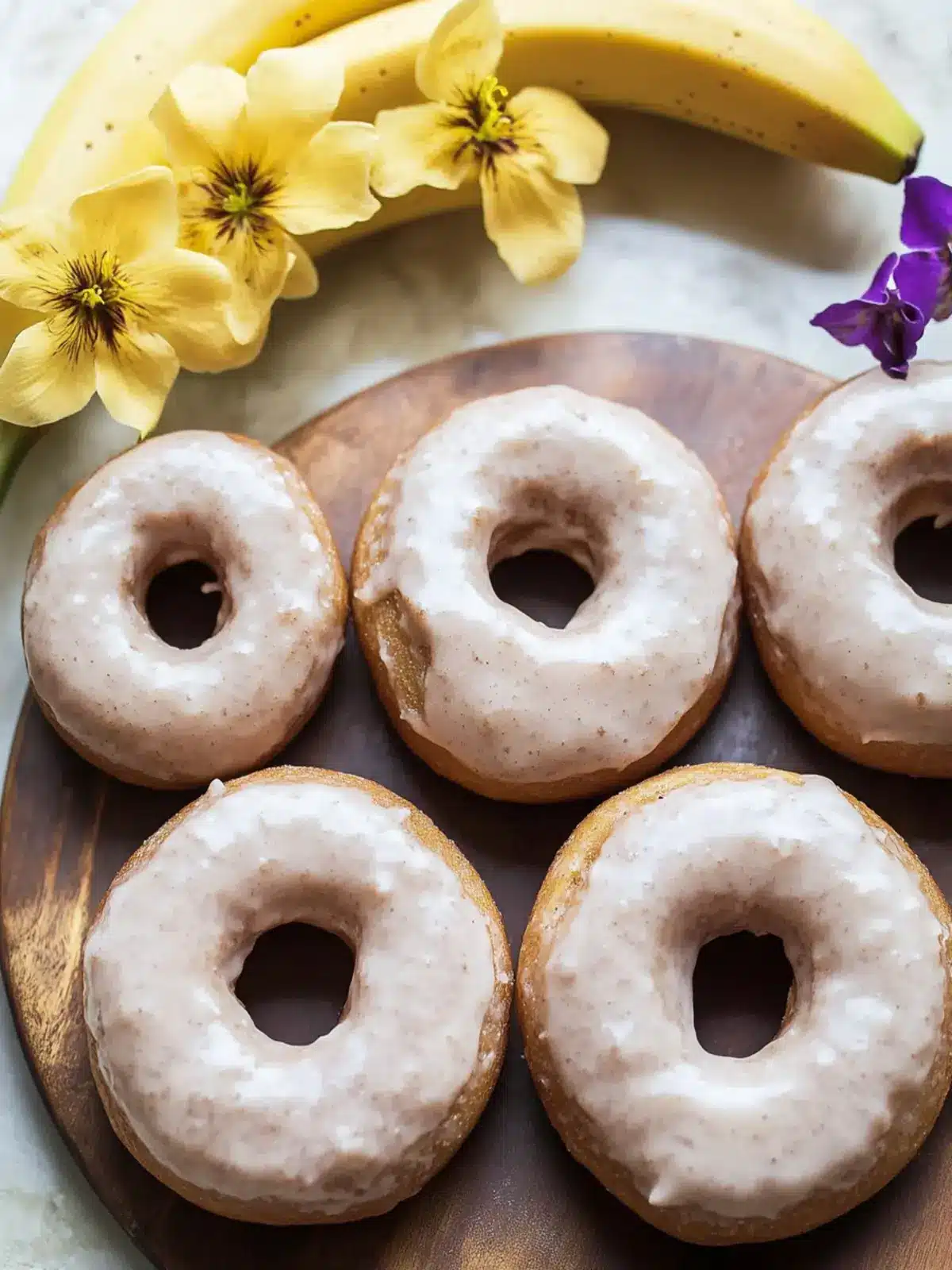 Delicious Banana Bread Donuts to Elevate Your Snack Game 2 Banana Bread Donuts