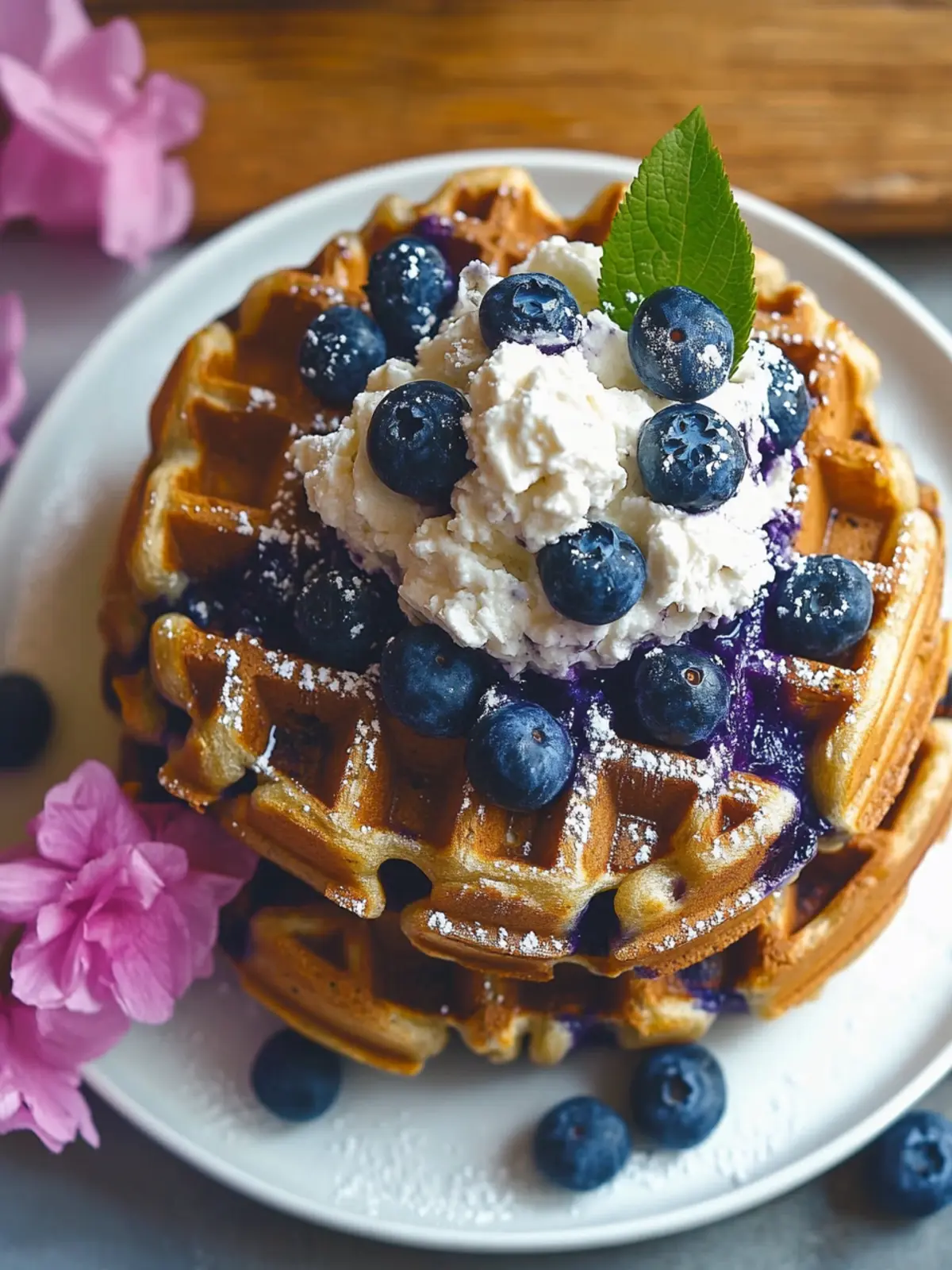 Irresistible Blueberry Waffle Recipe for a Guilt-Free Treat 5 Blueberry Waffle Recipe
