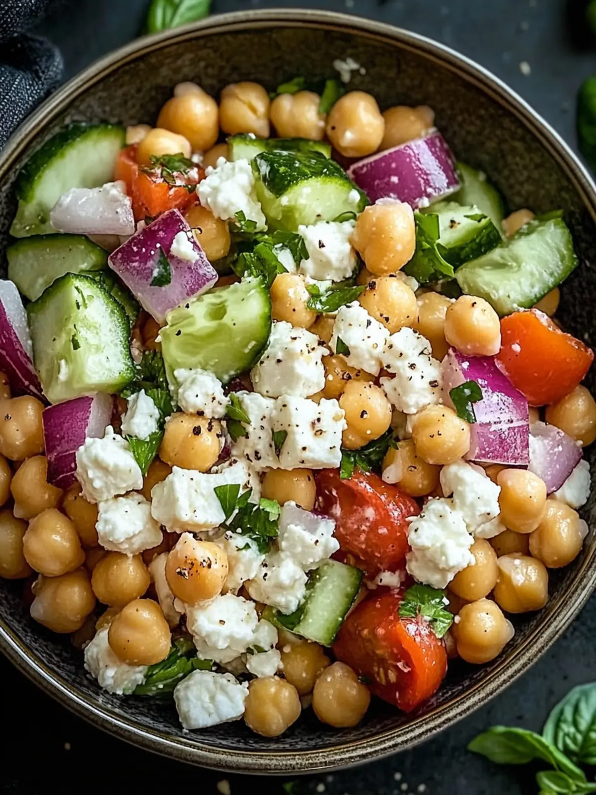 Cottage Cheese and Chickpea Salad Refresh for Your Taste Buds 2 Cottage Cheese and Chickpea Salad