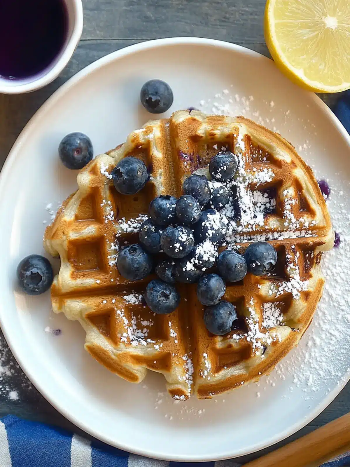 Irresistible Blueberry Waffle Recipe for a Guilt-Free Treat 2 Blueberry Waffle Recipe