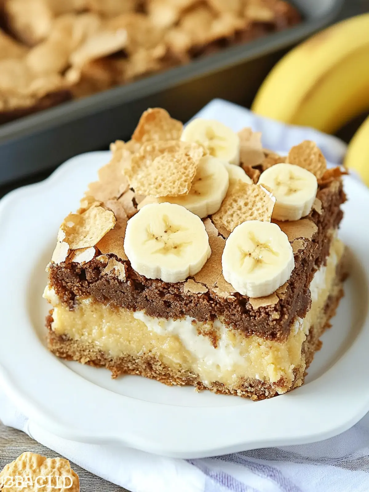 Irresistible Banana Pudding Brownies for Your Sweet Cravings 2 Banana Pudding Brownies